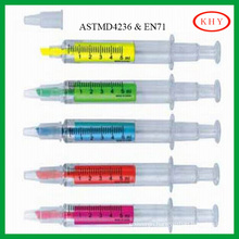 Needle Tube Shaped high quality colorful highlighter
